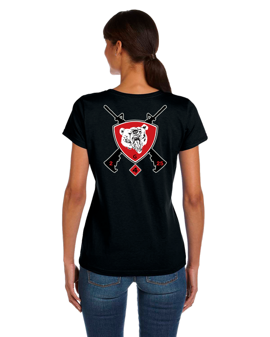 Ladies Grizzly Pride #1 T-Shirt - Black